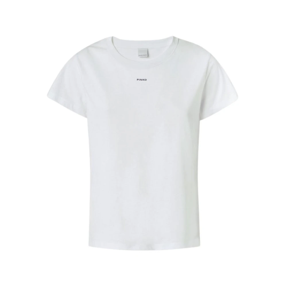 Pinko Women's White - T-Shirt With Logo - Xs - Image 2