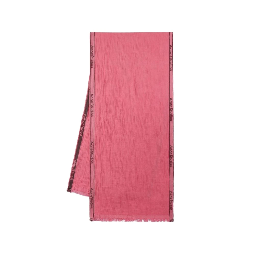 Acne Studios Men's Pink Winter Scarves, One Size, Vegetariana Scarf