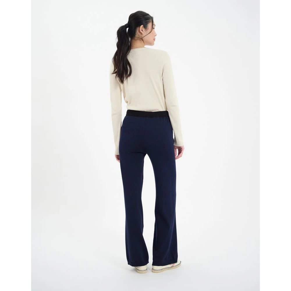 Ines De La Fressange Paris John katoenen broek Blue Dames
