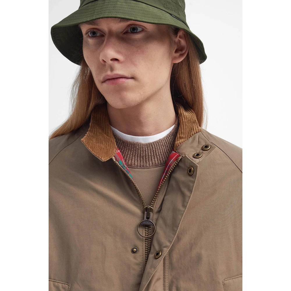 Barbour Oversized Casual Bedale Tan Jas Brown Heren
