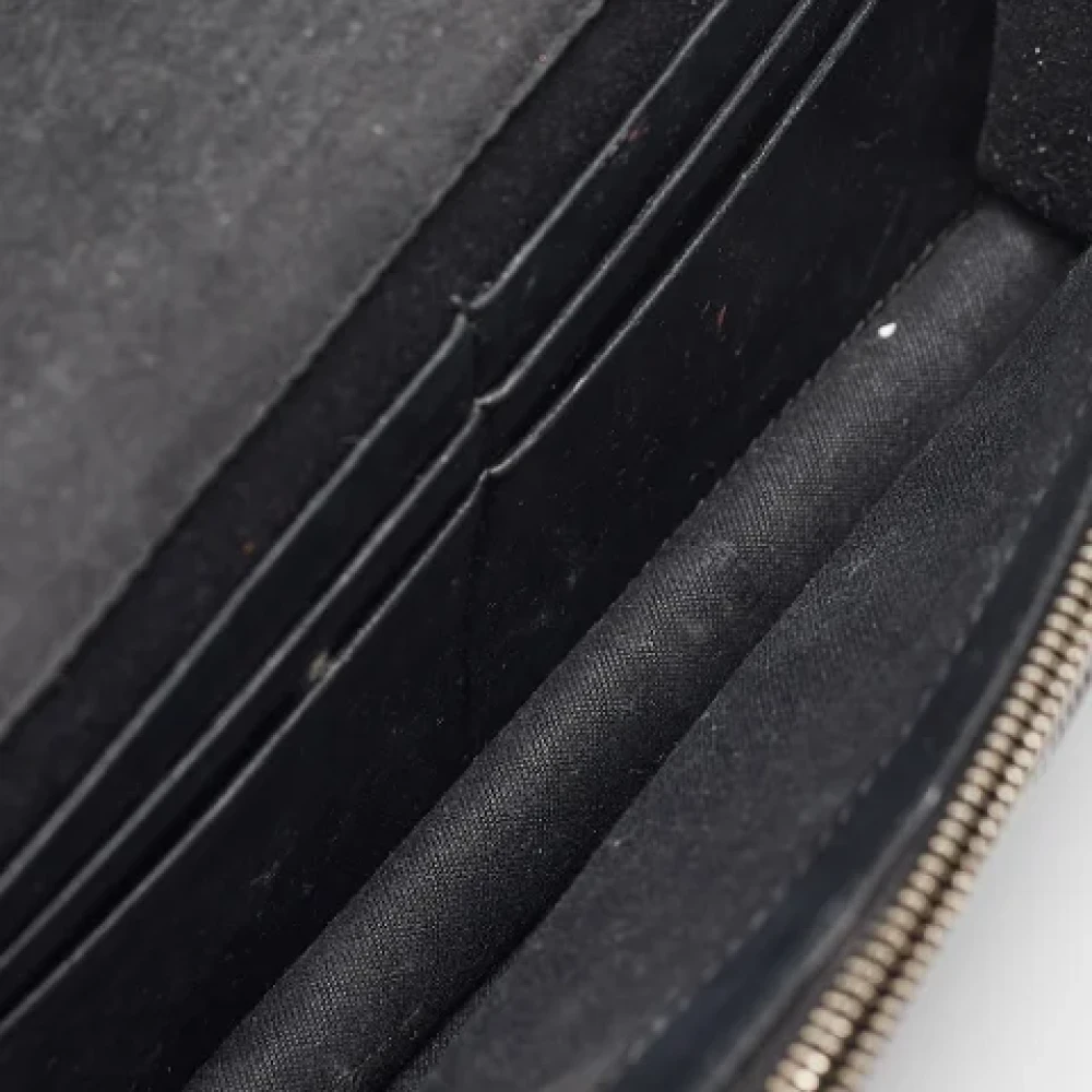 Fendi Vintage Pre-owned Leather wallets Black Dames