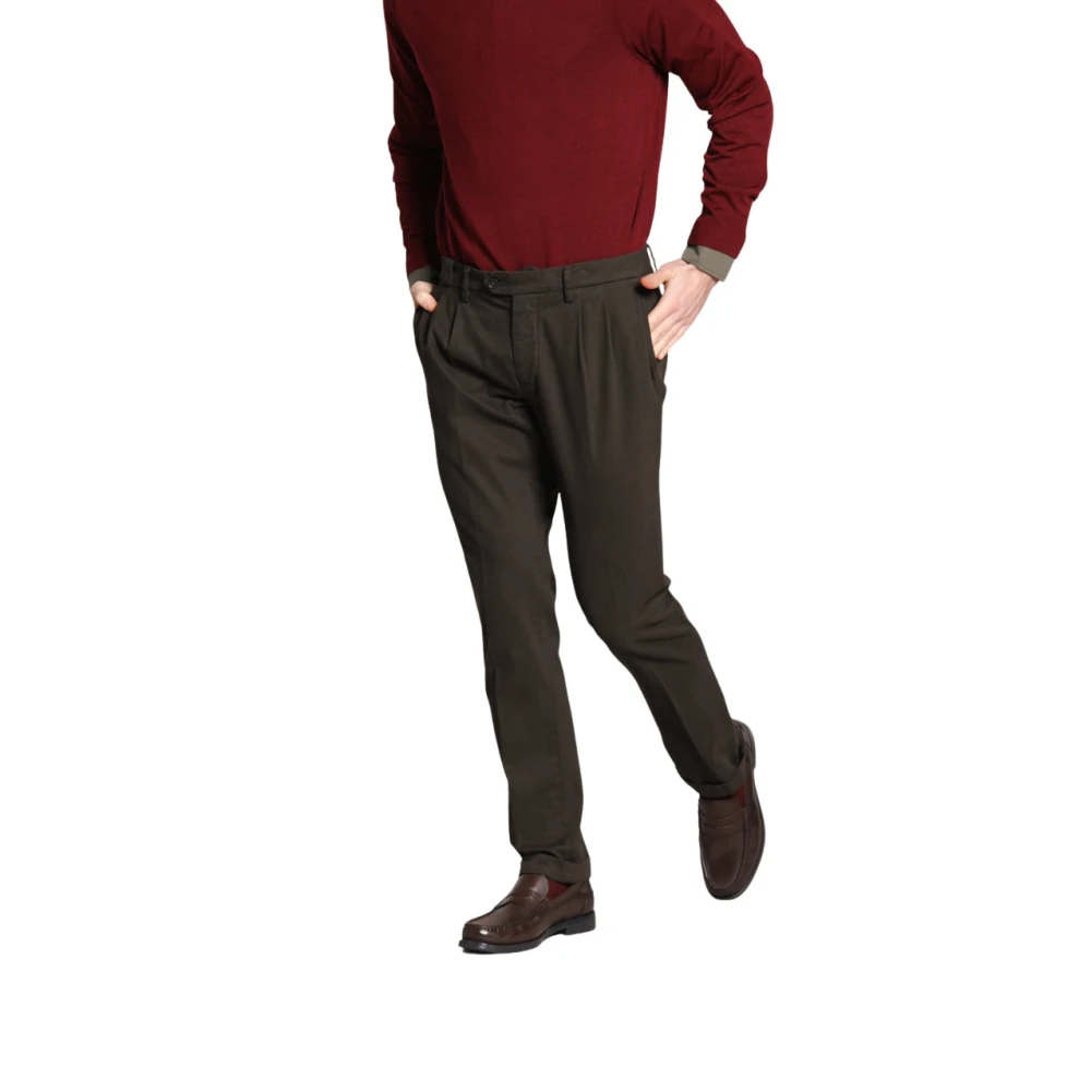 Mason's Uomo Marrone Pantaloni, S, New,