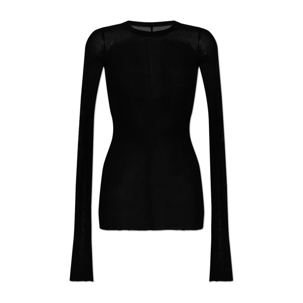 Rick Owens Zwart Elegant Bovenkleding Black Dames