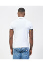polo-stretch-en-coton-blanc