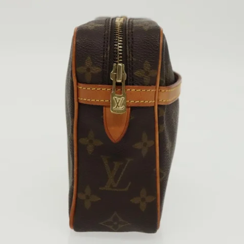 Louis Vuitton Vintage Pre-owned Canvas clutches Brown Dames