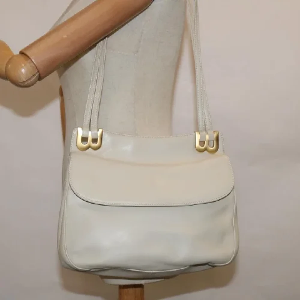 Bally Pre-owned Leather shoulder-bags Beige Dames