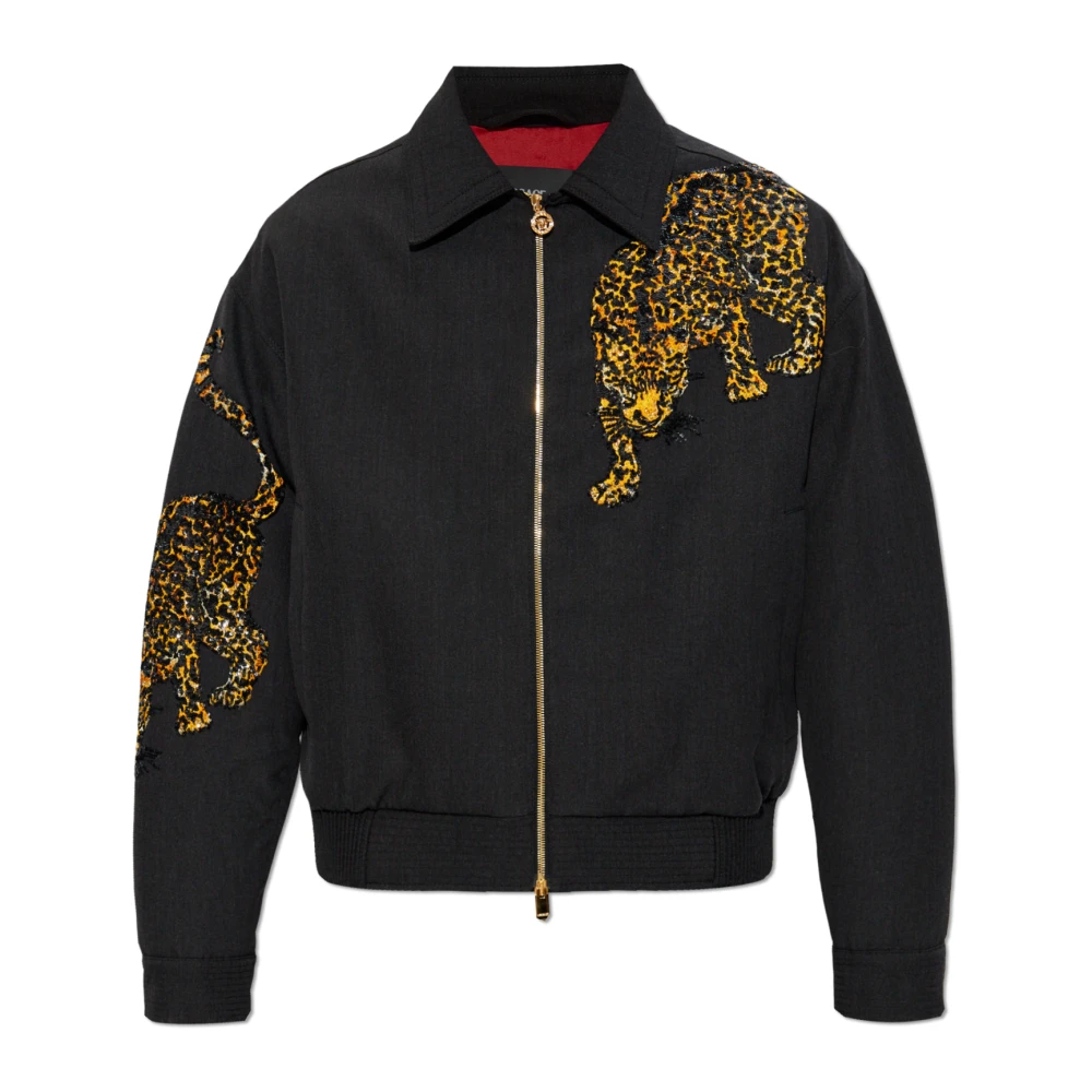 Versace Herren Schwarz Jacken, K, Xlgröße: