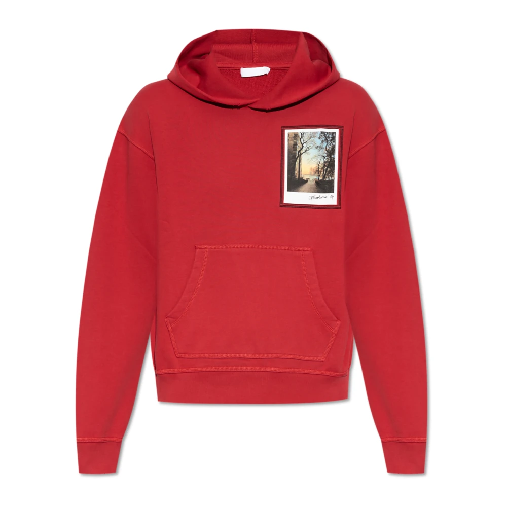 Helmut Lang Capuchontrui Red Heren