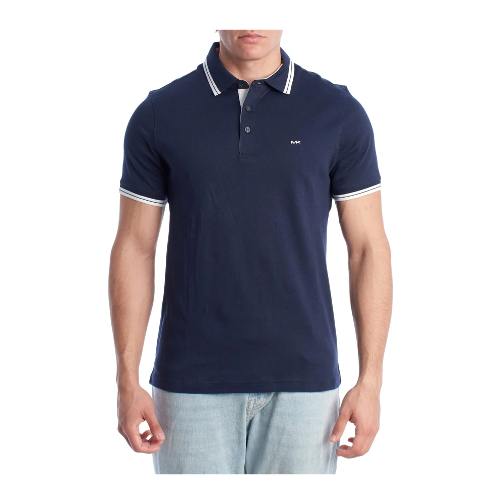 Michael Kors Men's Blue Polo Shirts, L, Polo Shirts