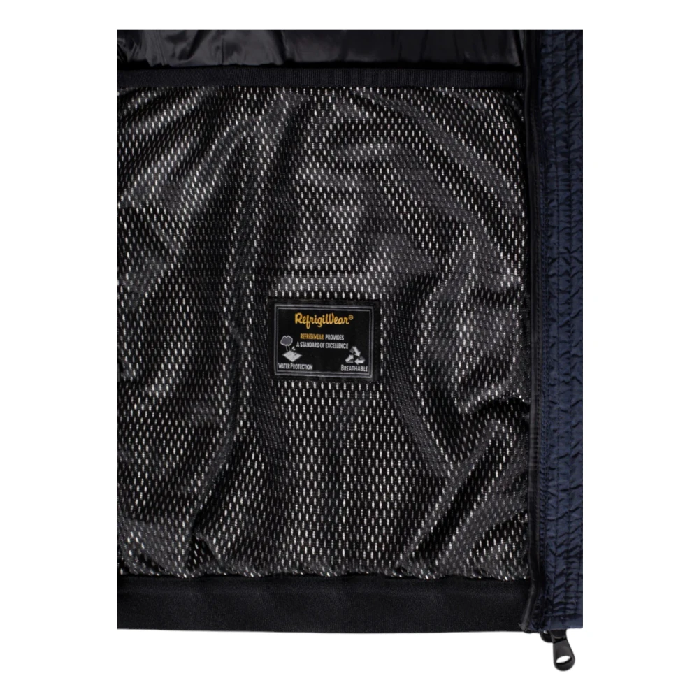 RefrigiWear Korte Gewatteerde Jas Blue Heren