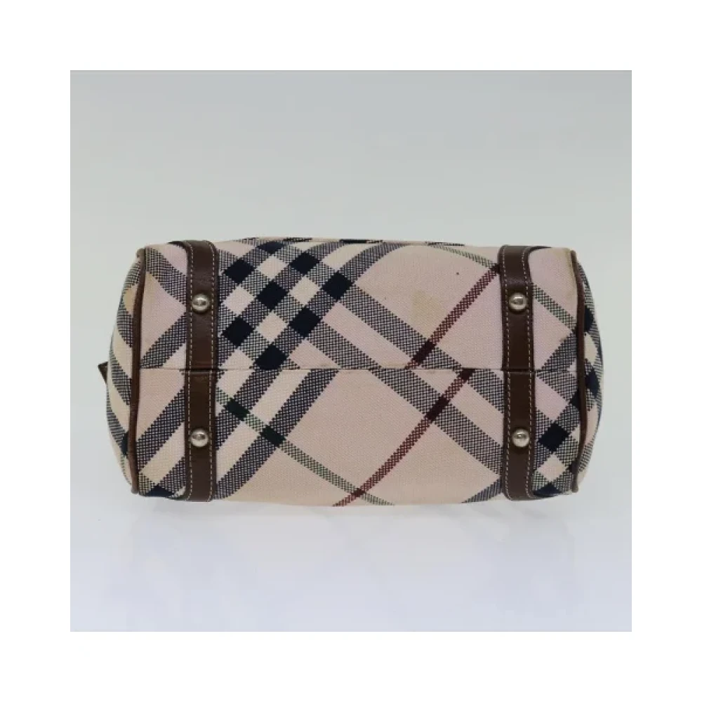 Burberry Vintage Pre-owned Cotton handbags Beige Dames