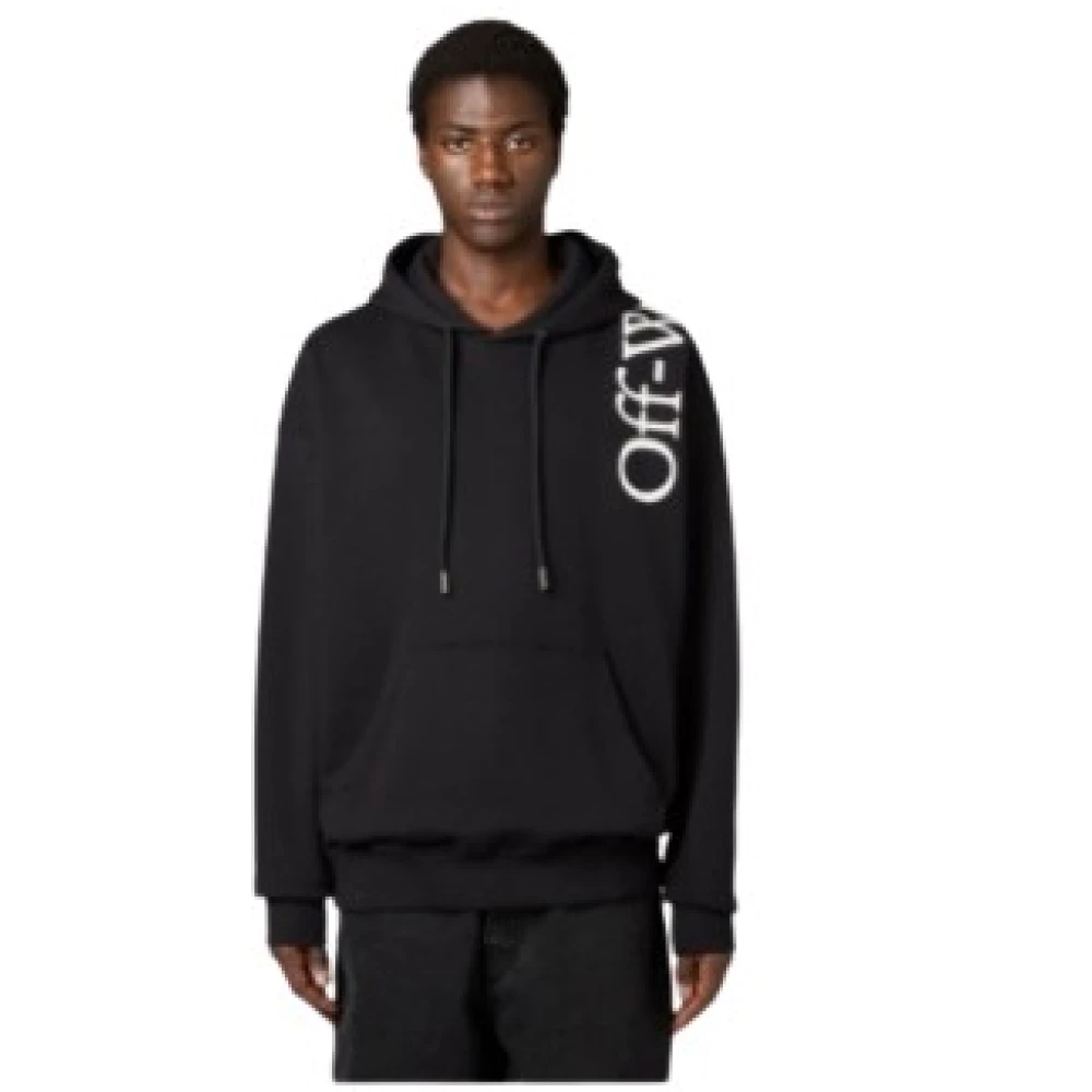 Off White Uomo Nero Felpe, M, New, - Immagine 6
