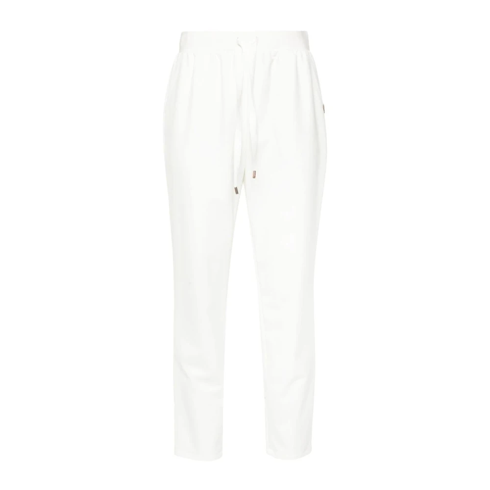 Liu Jo Witte sportieve crop broek Aw24 White Dames