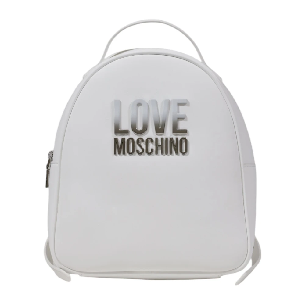 Love Moschino Vrouw Wit Tassen Dames, One Size, Damesrugzak