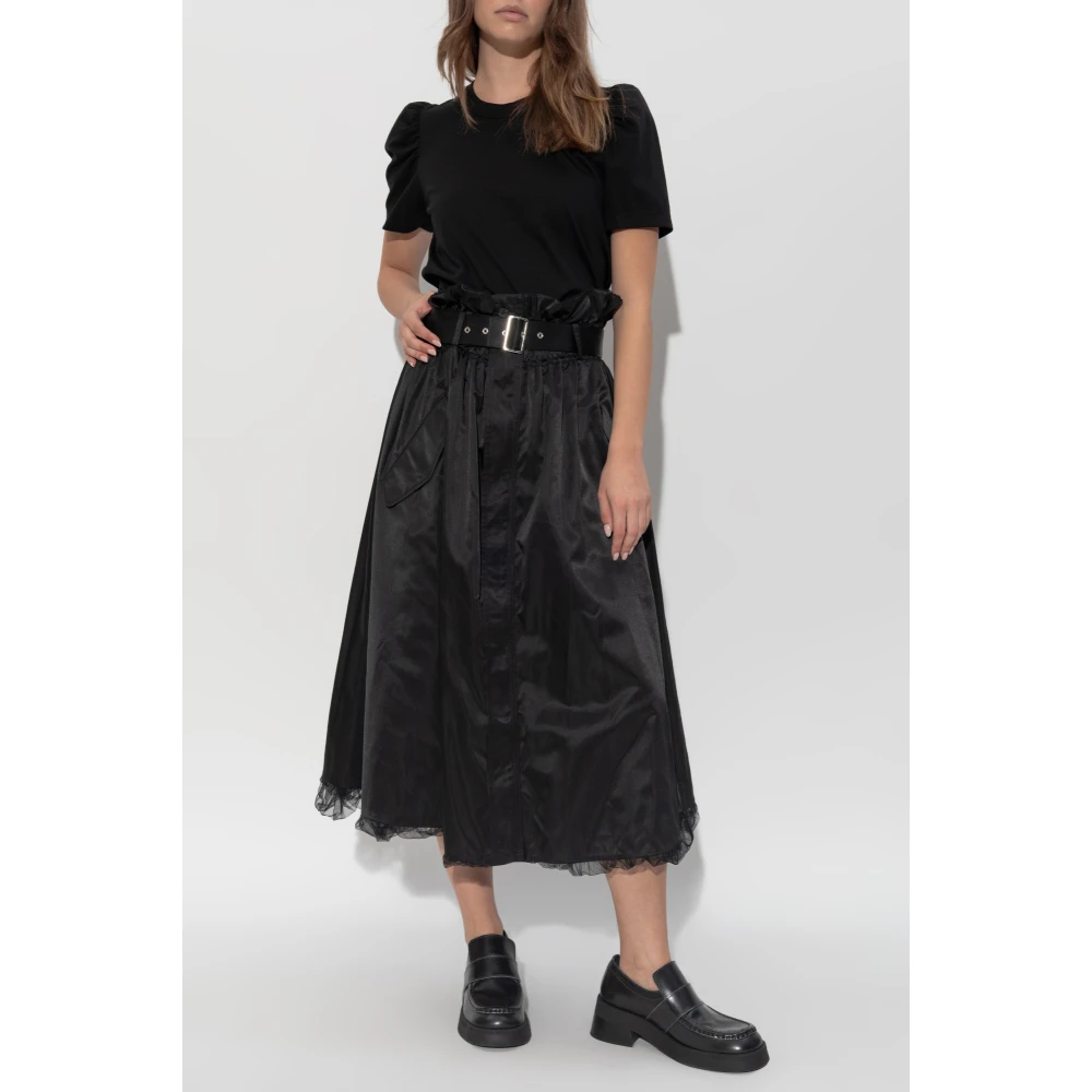 Comme des Garçons Katoenen T-shirt Black Dames
