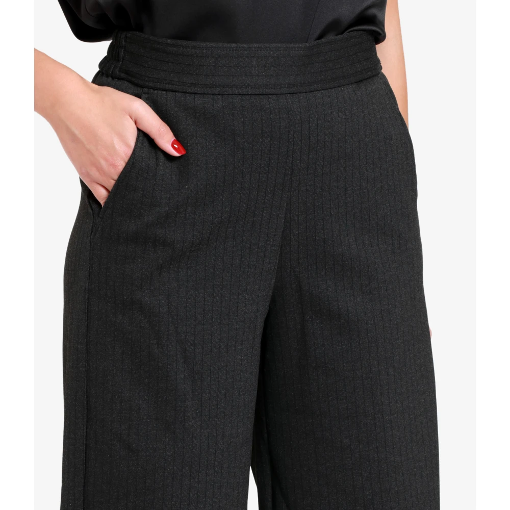 Pennyblack Gestreepte A-lijn Broek in Grijs Gray Dames