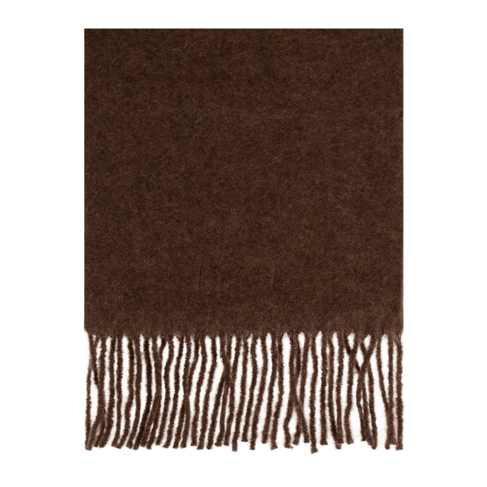 Jacquemus Sjaal met franjes Brown Heren
