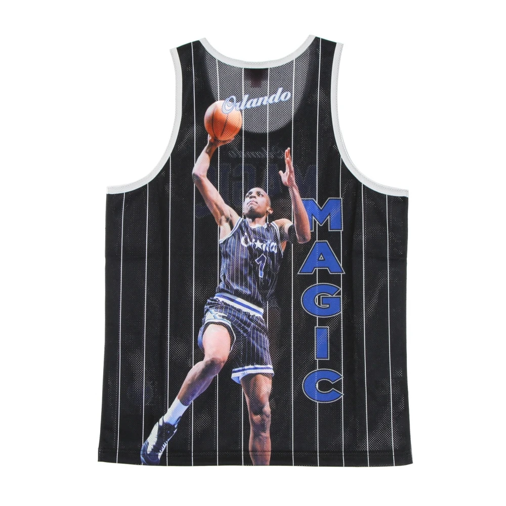 Mitchell & Ness NBA Basketbal Tanktop Orlando Magic Black Heren