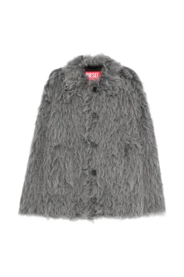 Fuskpäls Krage Grå Jacka