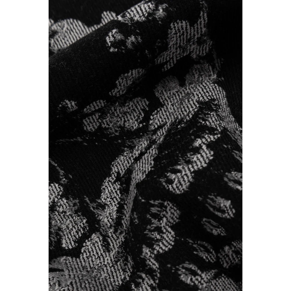 alexander mcqueen Wollen sjaal Black Dames