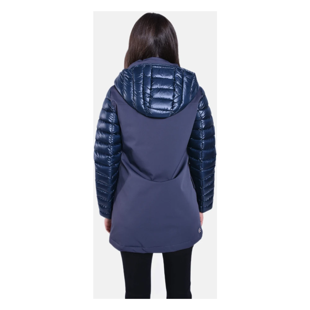 Colmar Parka met afneembare capuchon Blue Dames