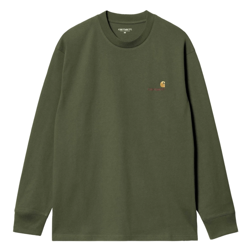 Carhartt WIP L S Amerikaanse longsleeve T-shirt Green Heren