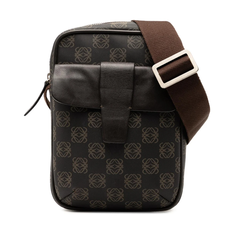 Loewe Pre-Owned Women's Brown Pre-Owned Crossbody Bag