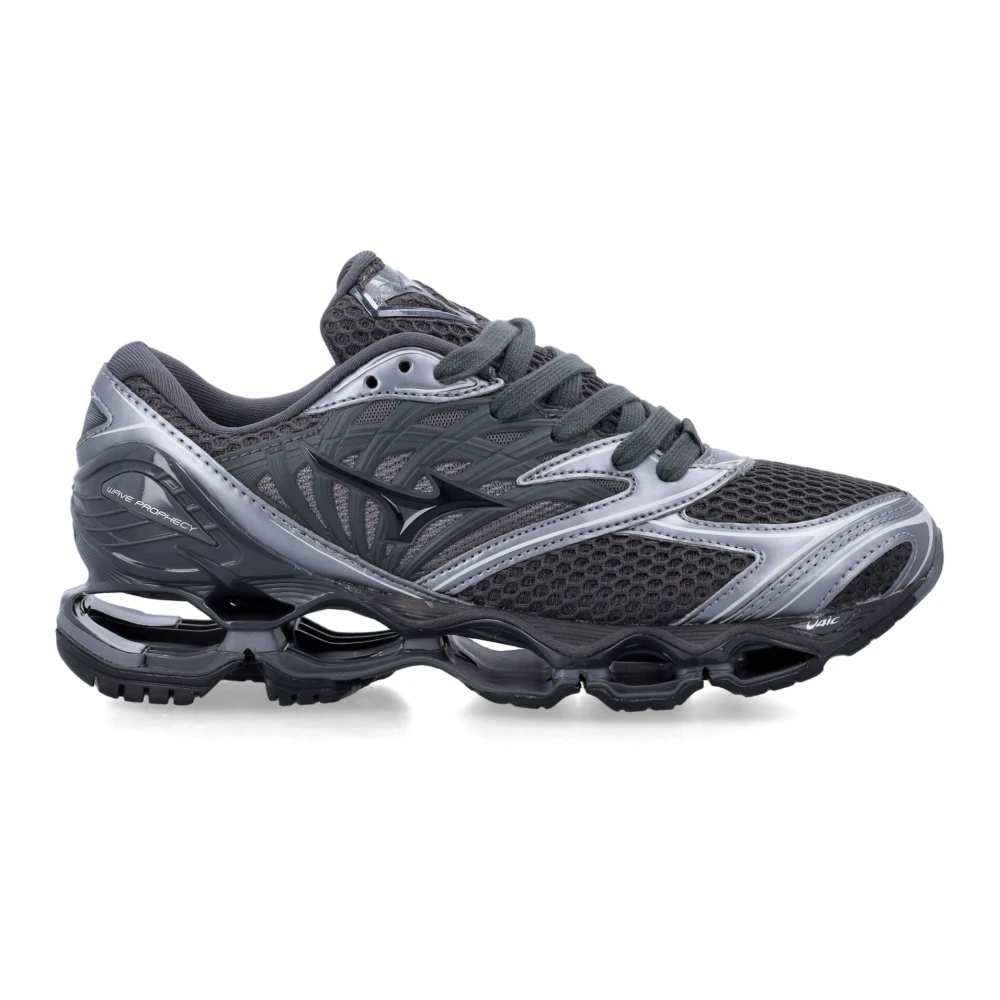 Mizuno Men's Gray Sneakers, 10 1/2 Uk, Wave Prophecy Ls Sport