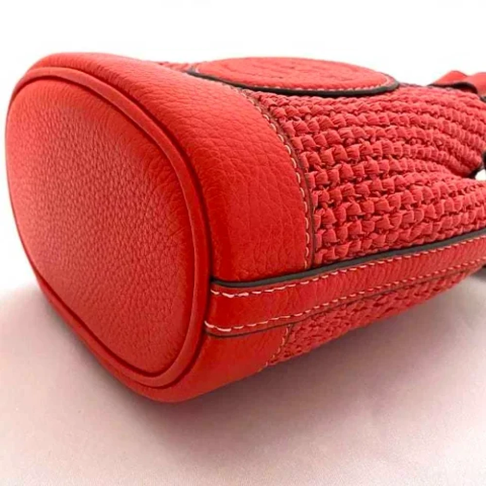 Coach Pre-owned Leather shoulder-bags Red Dames
