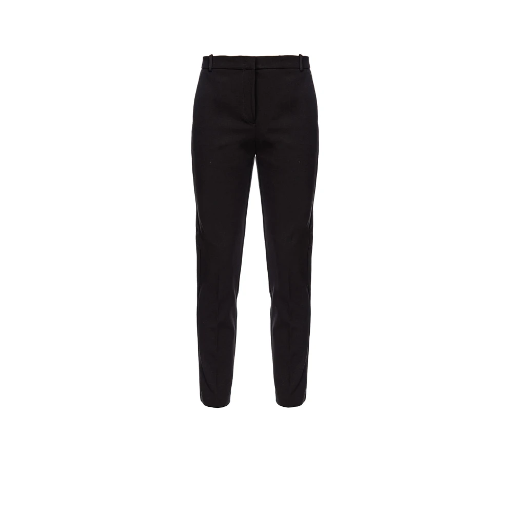 Pinko Zwarte Cigarette-Fit Broek Black Dames