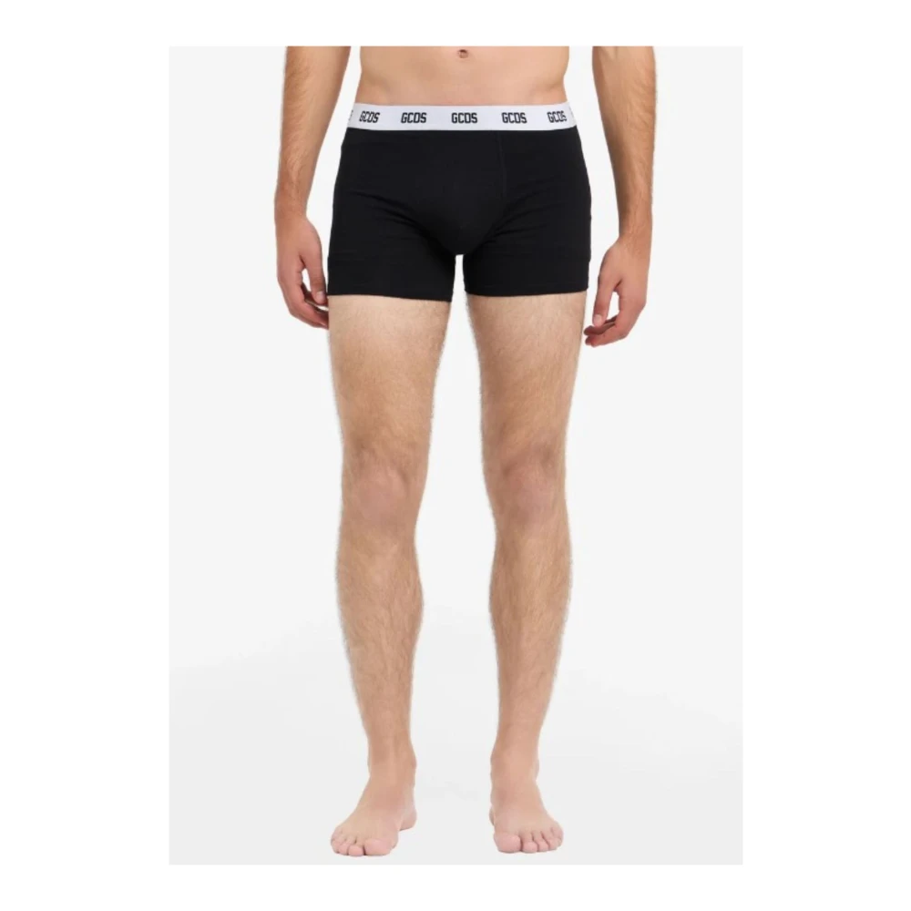 Gcds Heren Essentials Boxer Briefs 2-Pack Black Heren