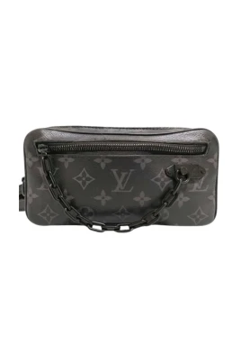 Pre-owned Monogram Eclipse Clutch Väska