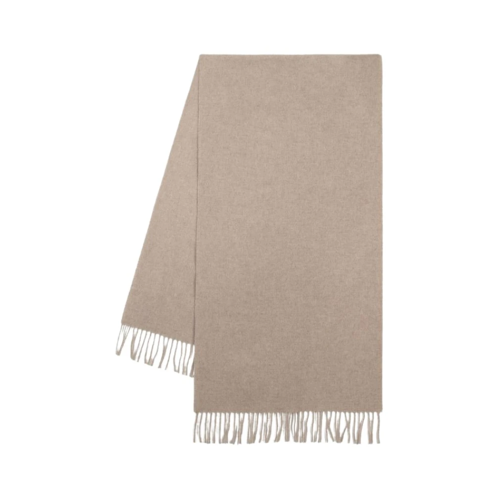 TotêMe Klassieke Wollen Sjaal Beige Dames