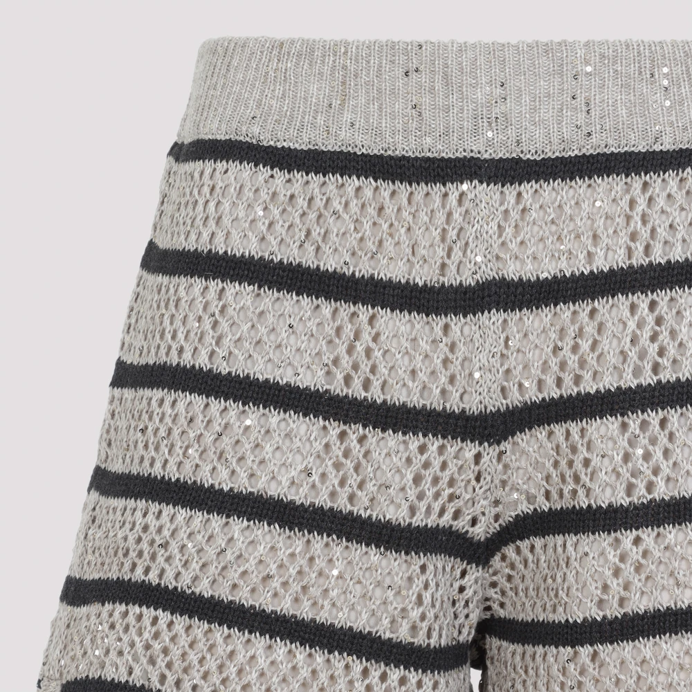 BRUNELLO CUCINELLI Neutrale Bermuda Shorts Beige Dames