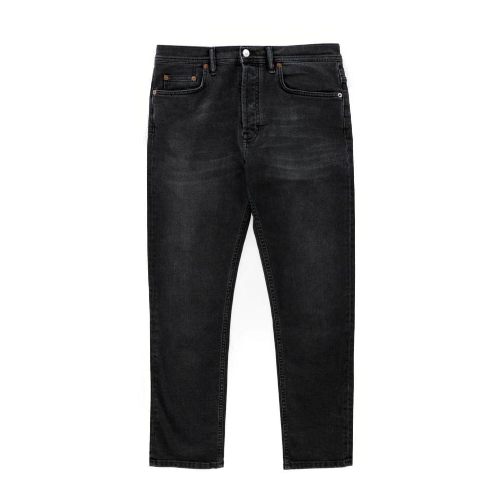 Acne Studios Stonewashed Tapered-Fit Jeans Gray Heren