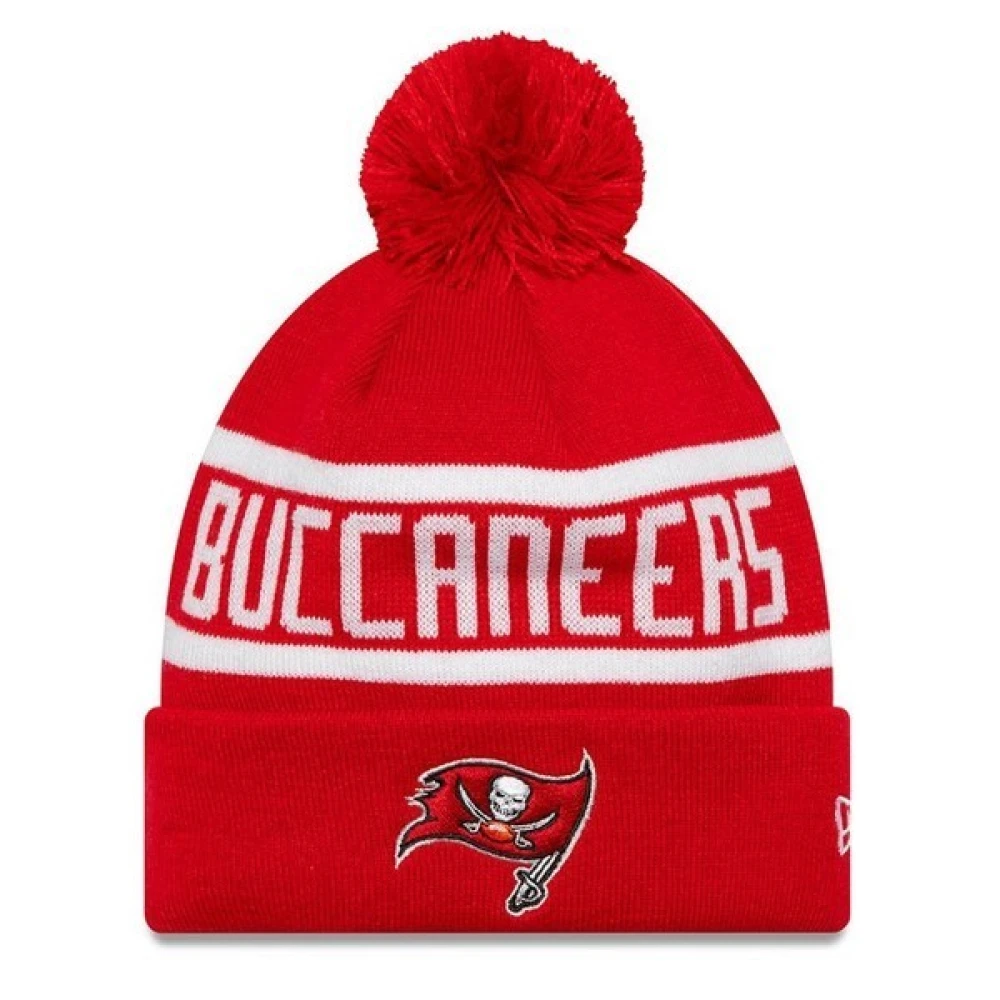 new era Rode Buccaneers NFL Beanie Muts Red Unisex