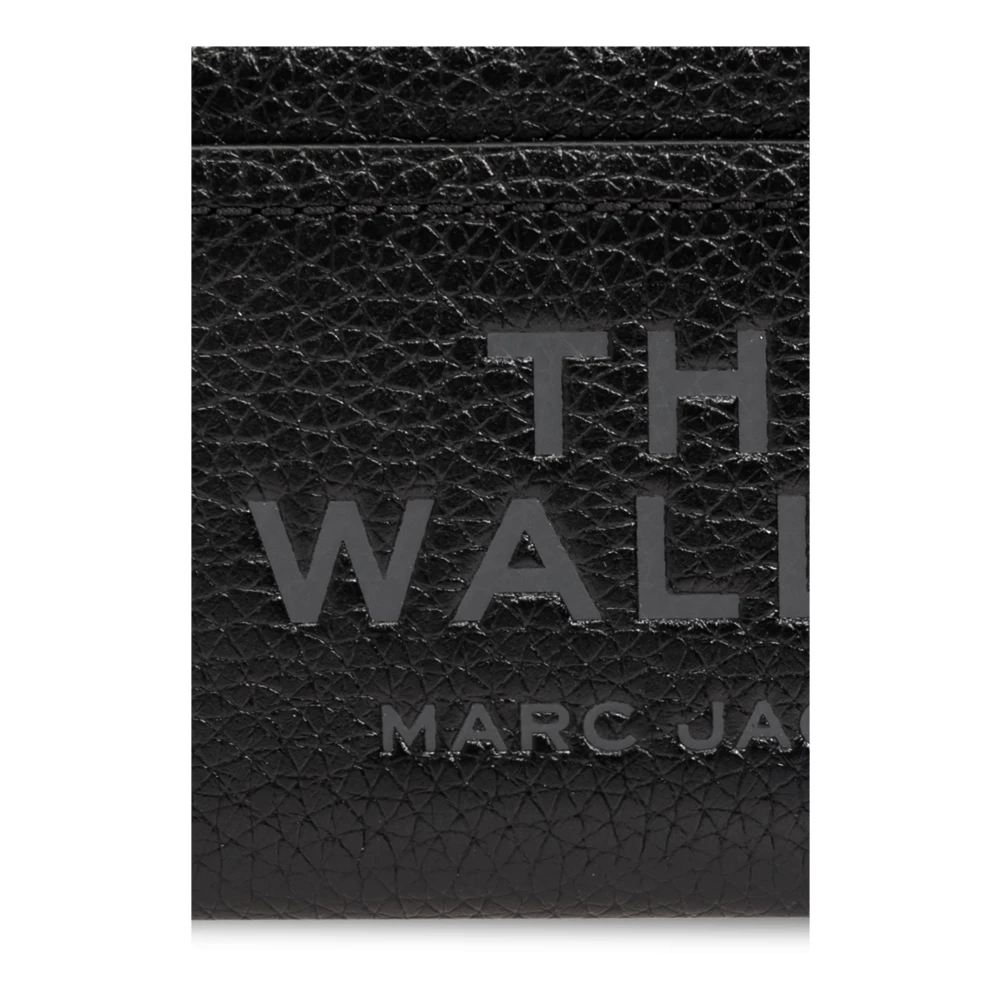 Marc Jacobs Leren Portemonnee Black Dames