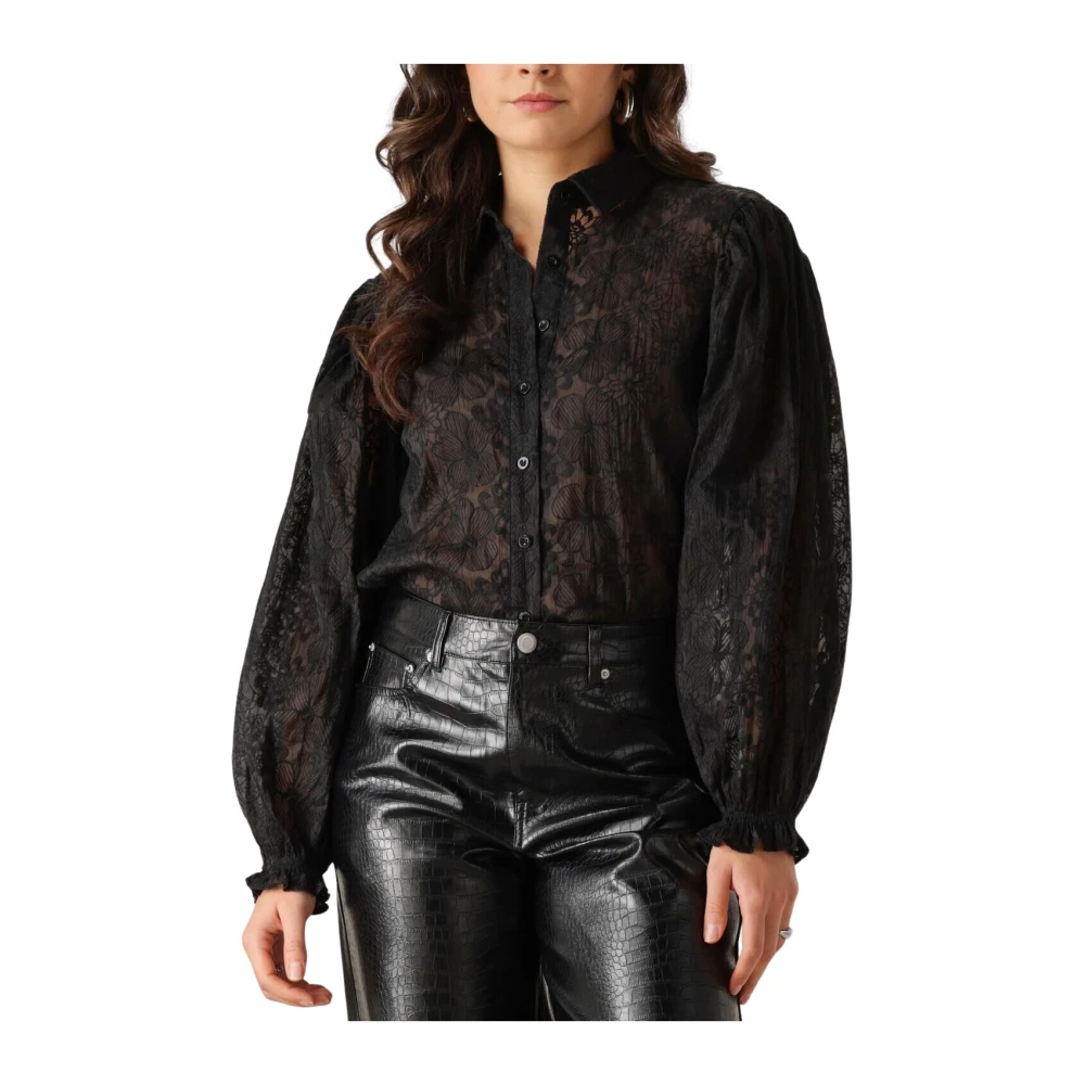 Ydence Veelzijdige Zwarte Blouse Maura Black Dames