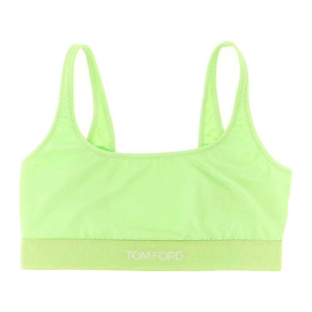 Tom Ford Women's Green Sleeveless Tops, Xs, Signature Bralette