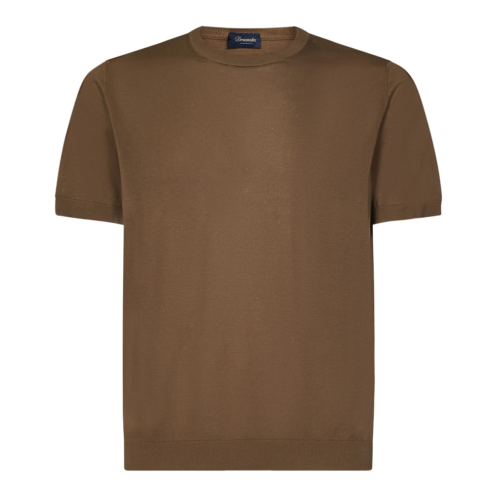 Drumohr T-Shirts Brown Heren