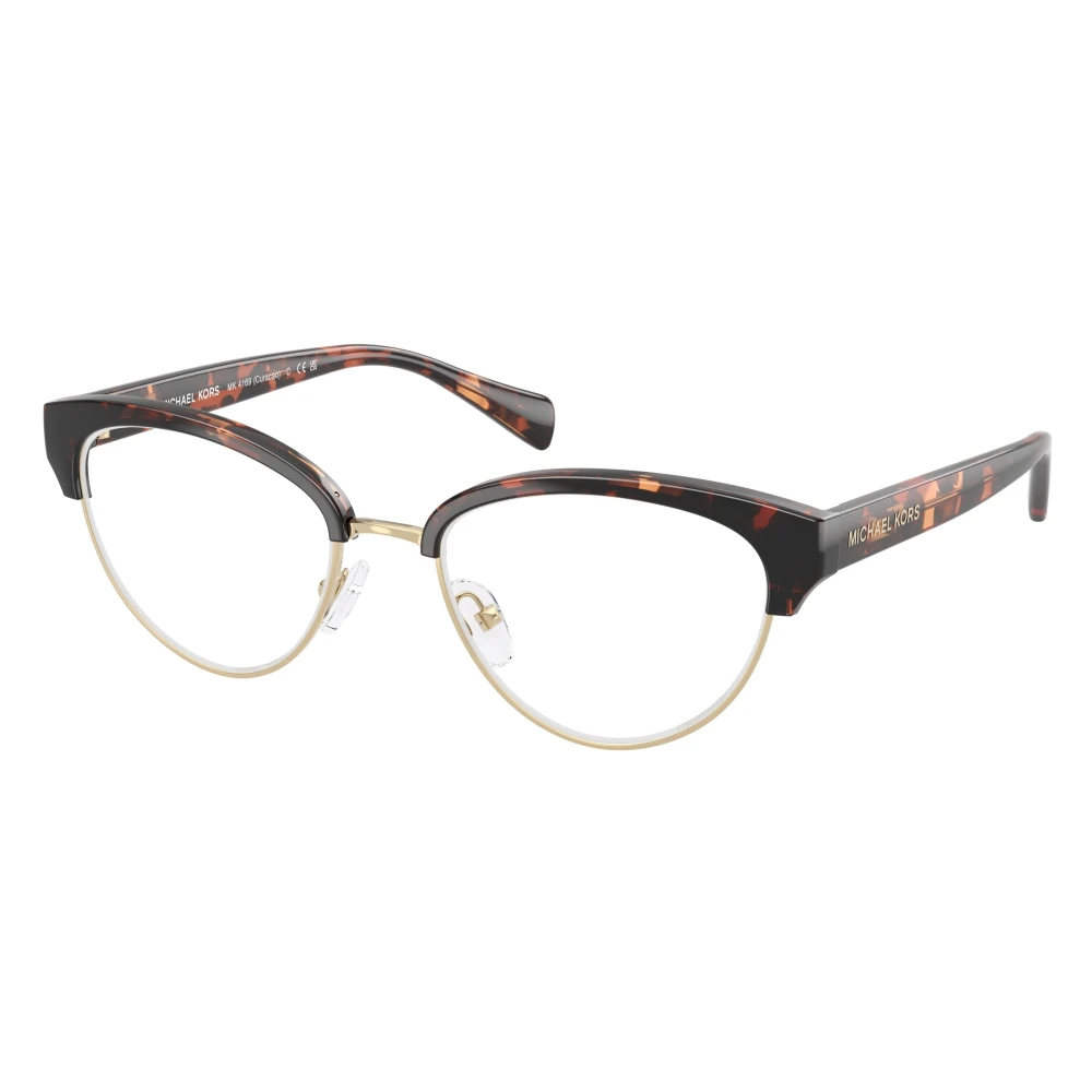 Michael Kors Women's Brown Glasses, 52 Mm, Stylish Eyeglasses Curacao 3006