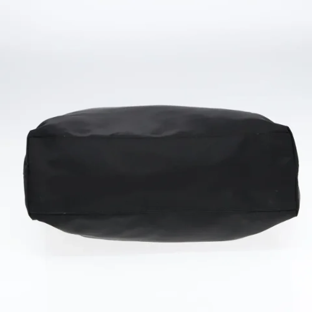 Prada Vintage Pre-owned Fabric shoulder-bags Black Dames