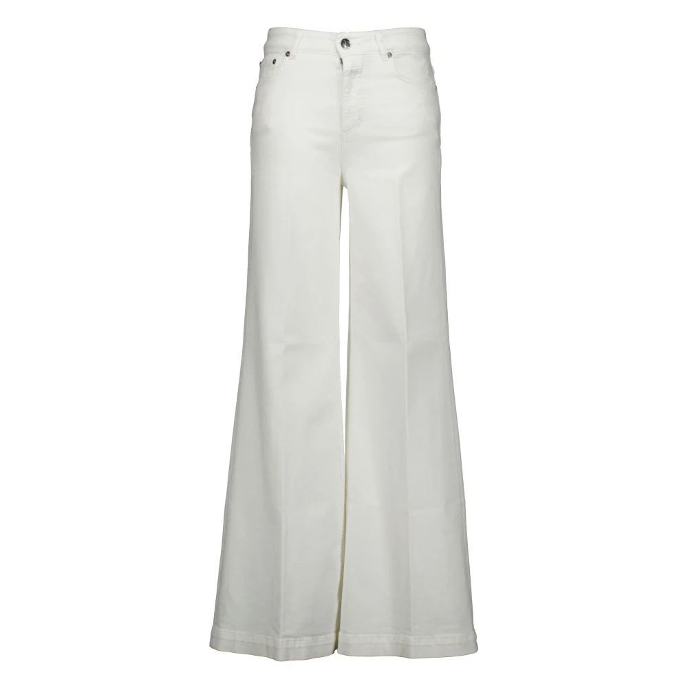 Closed White Wide Jeans, Female, W31 L32, Glow Up Jeans