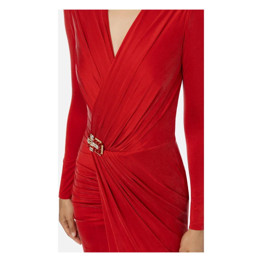Elisabetta Franchi Red Carpet Jurk Red Dames