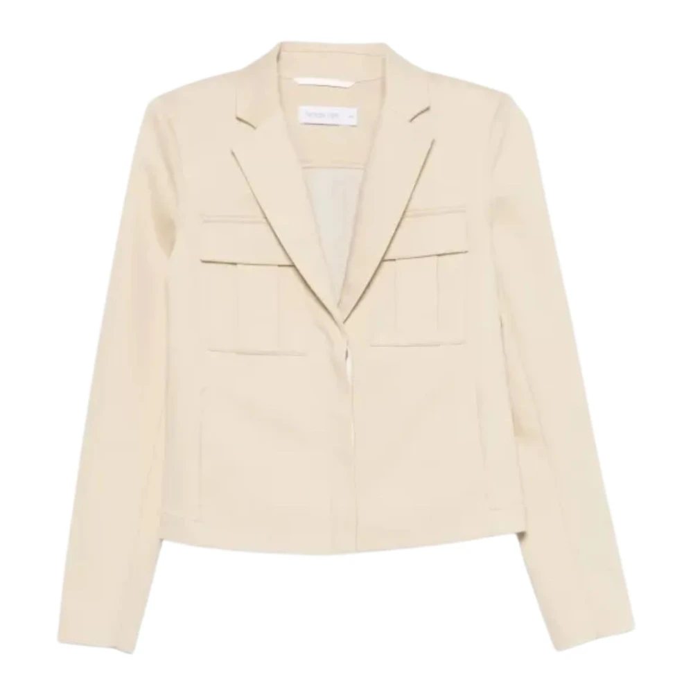 Patrizia Pepe Women's Beige Jackets For - Blazers - S - Jackets