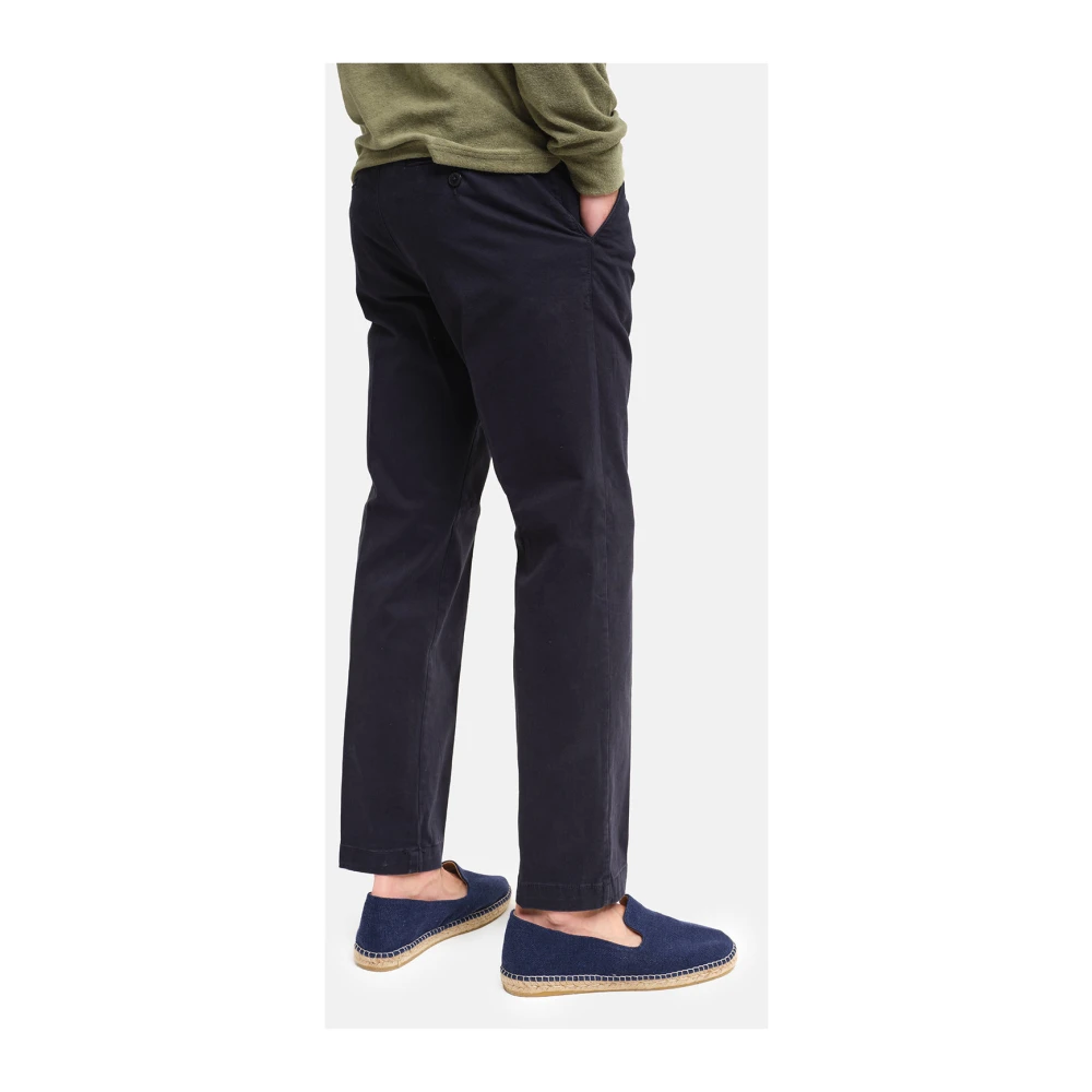 Peninsula Stretch Katoen Chino Broek Blue Heren