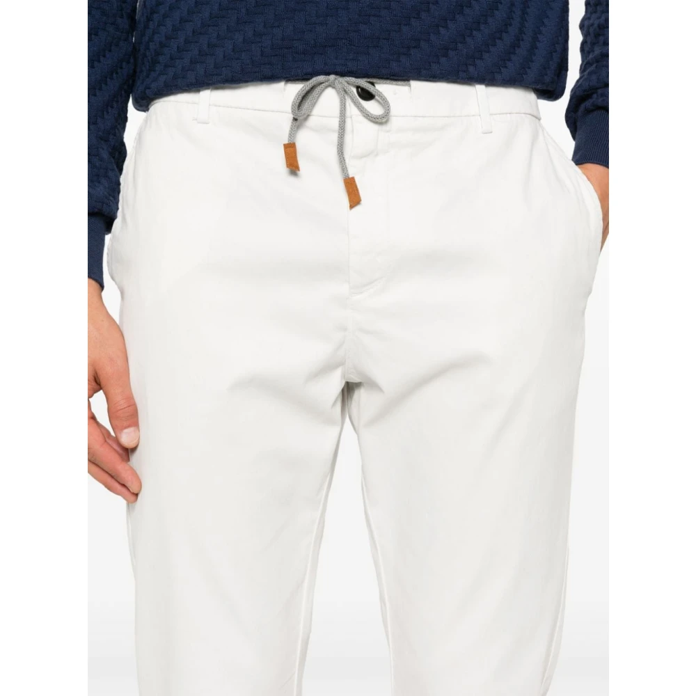 Eleventy Ivoor Broek voor Vrouwen White Heren