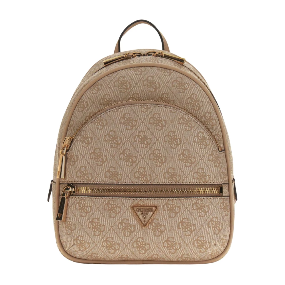 Guess Donna Marrone Zaino Stiloso Compatto Manhattan Ii - Immagine 3