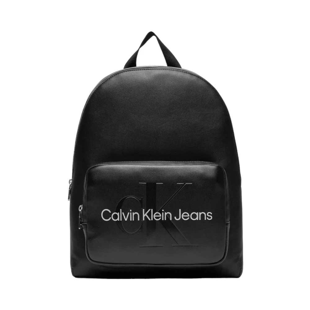 Calvin Klein Jeans Moderne Eco-Leren Rugzak Black