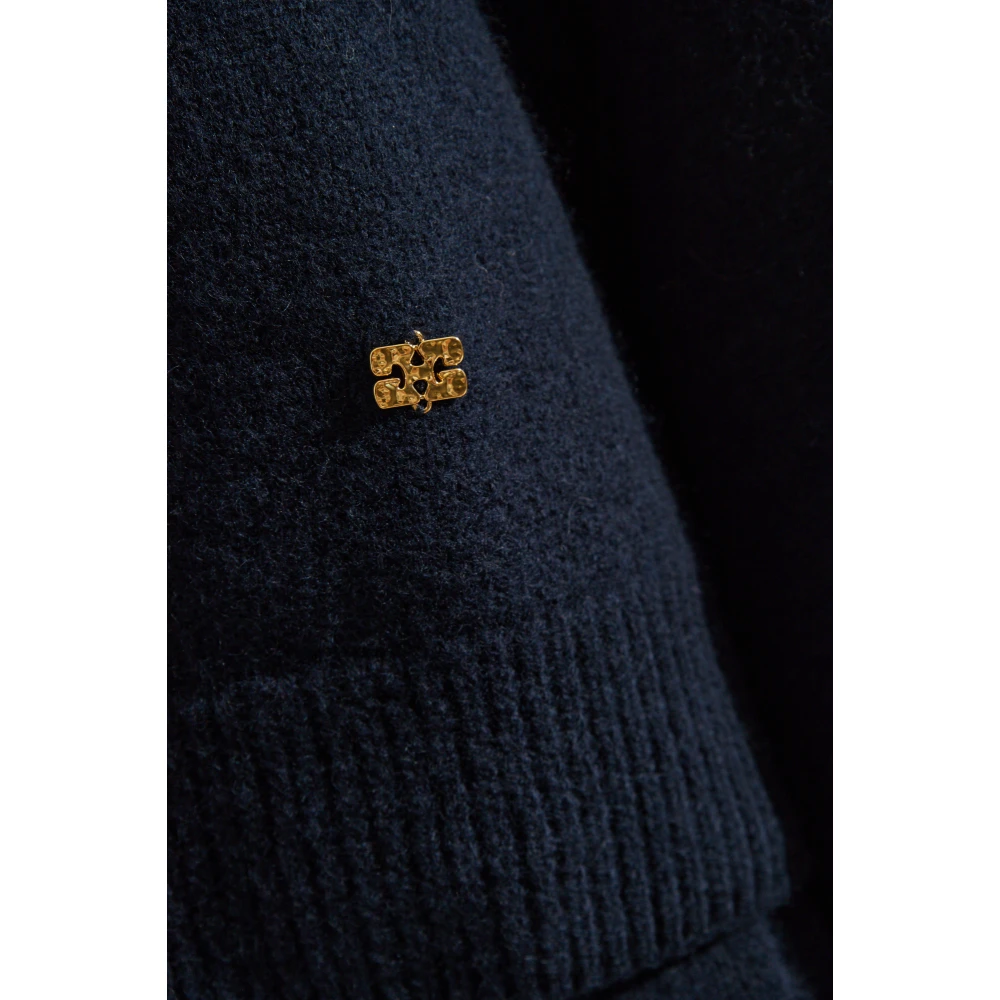 Ganni Wollen trui Blue Dames